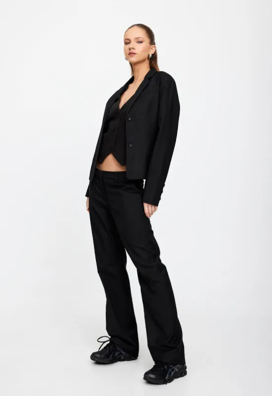 BESSETTE BLAZER - ONYX sold by Lioness