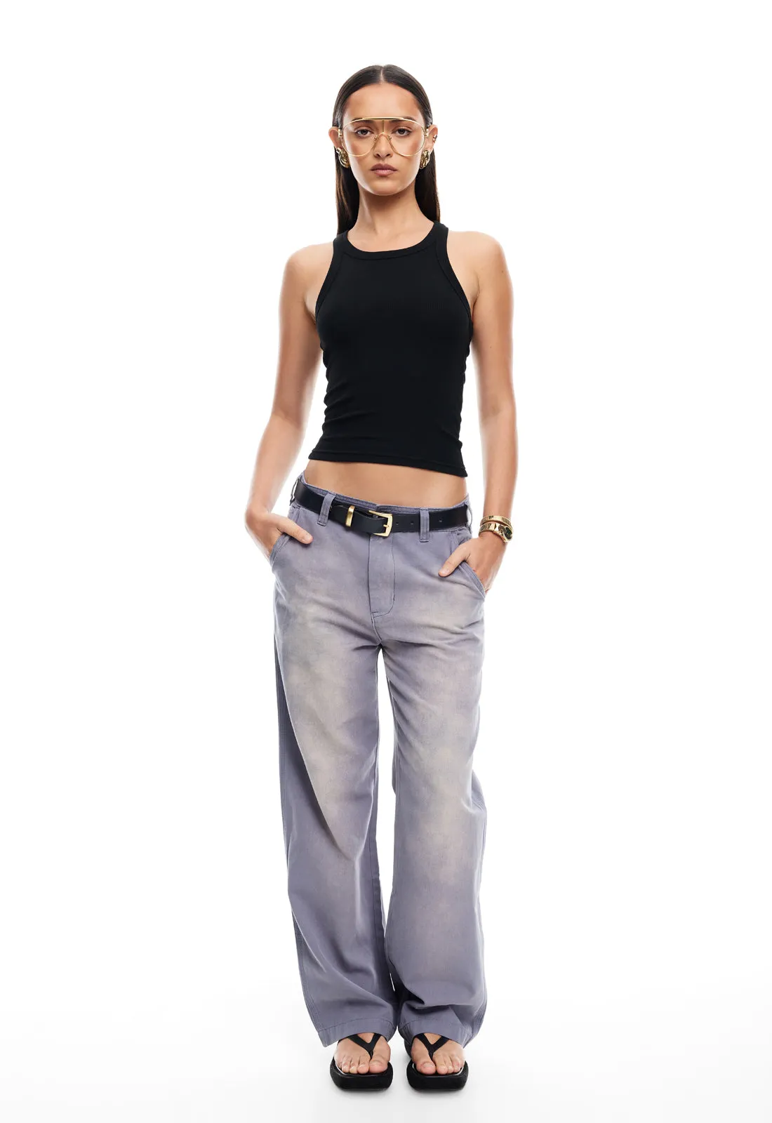 WORKWEAR PANT - PETROL sold by Lioness