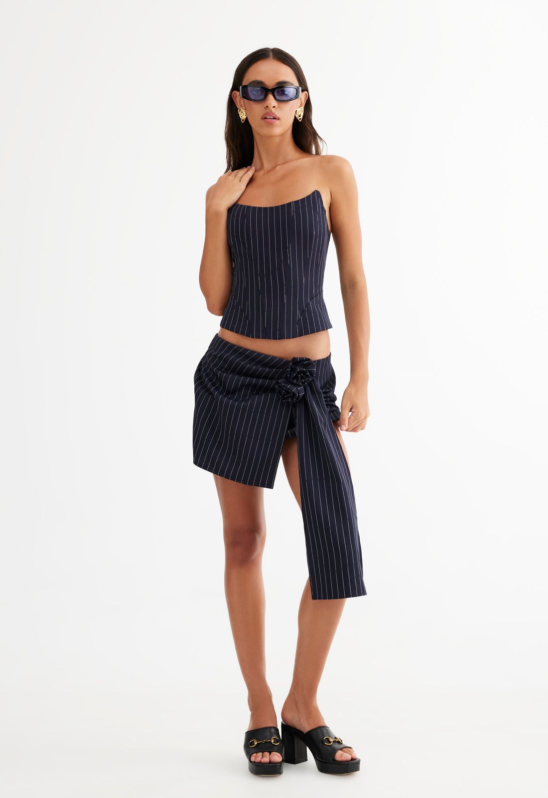 HILLS MINI - NAVY PINSTRIPE sold by Lioness product image thumbnail 2
