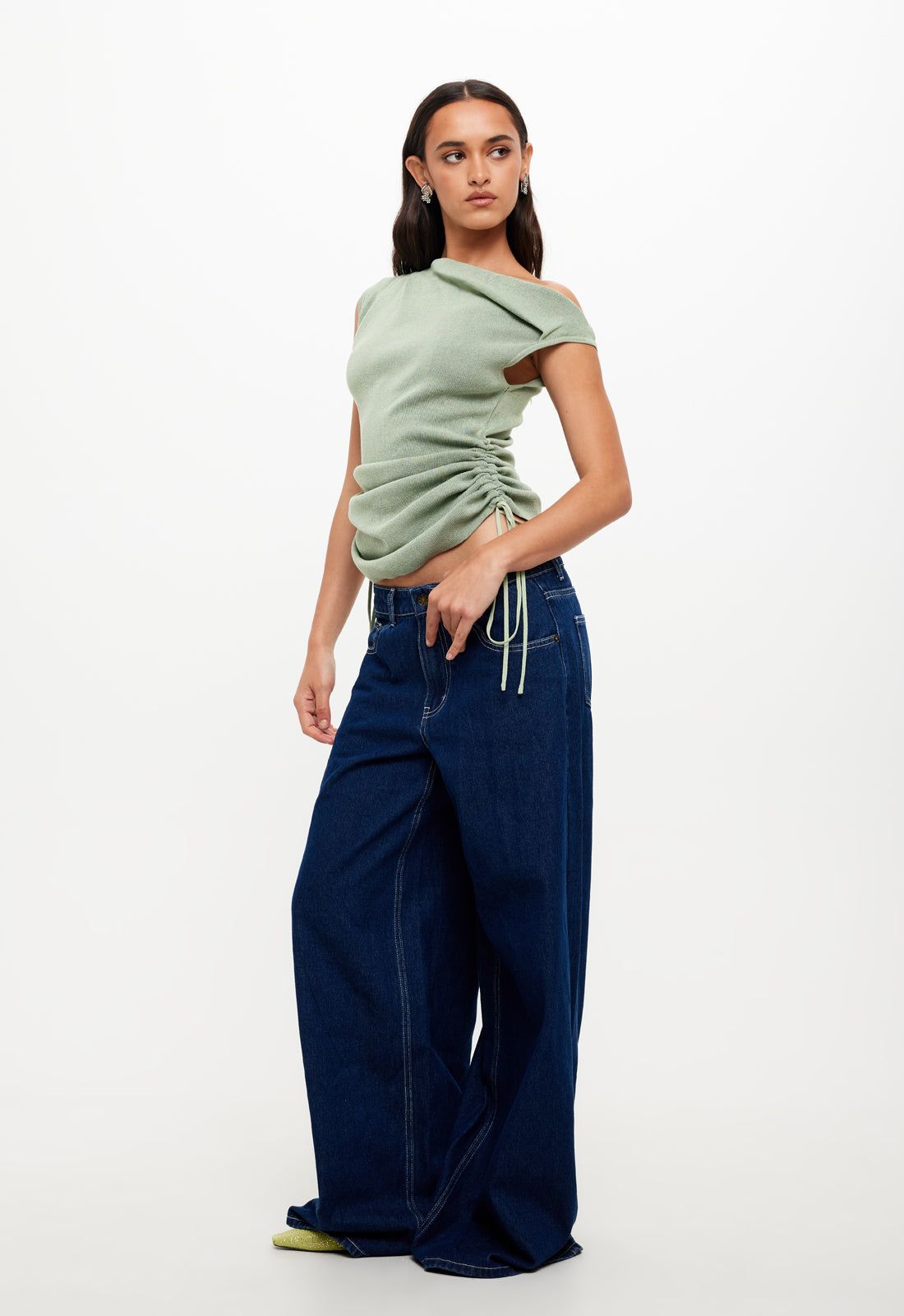 ORIGINAL SIN TOP - SAGE sold by Lioness