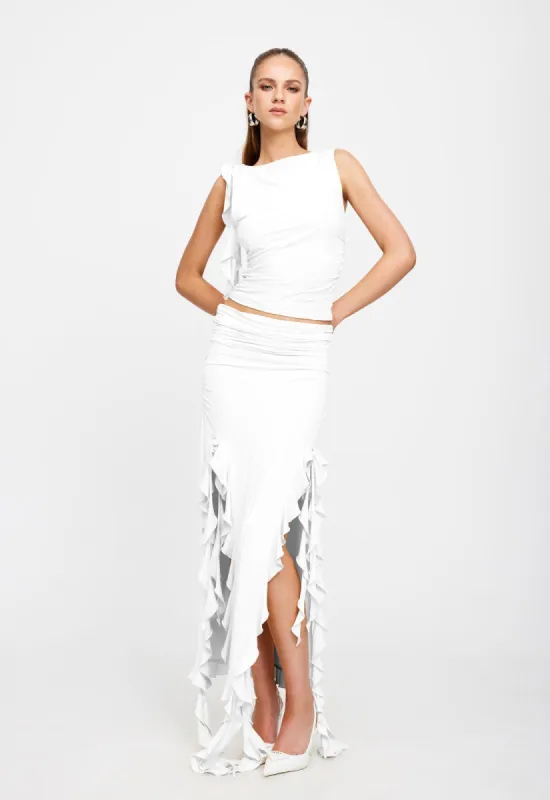 RENDEZVOUS TOP - WHITE sold by Lioness