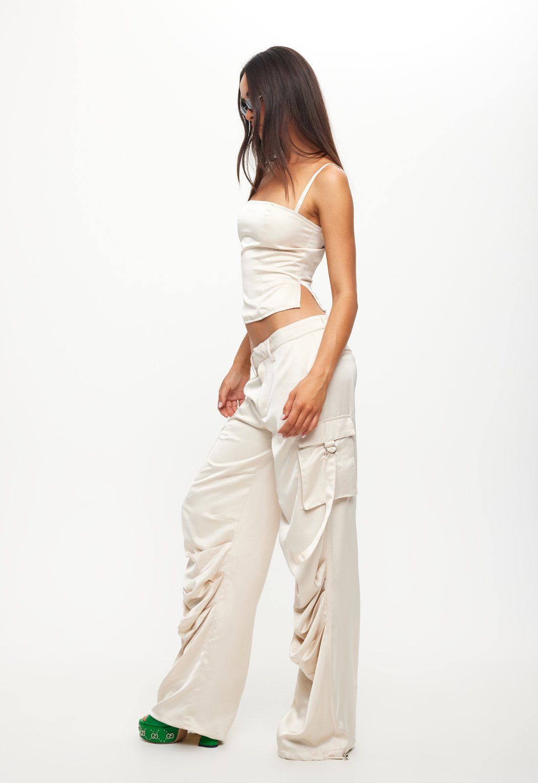 BUTTERFLY CARGO PANT - CREAM sold by Lioness product image thumbnail 4