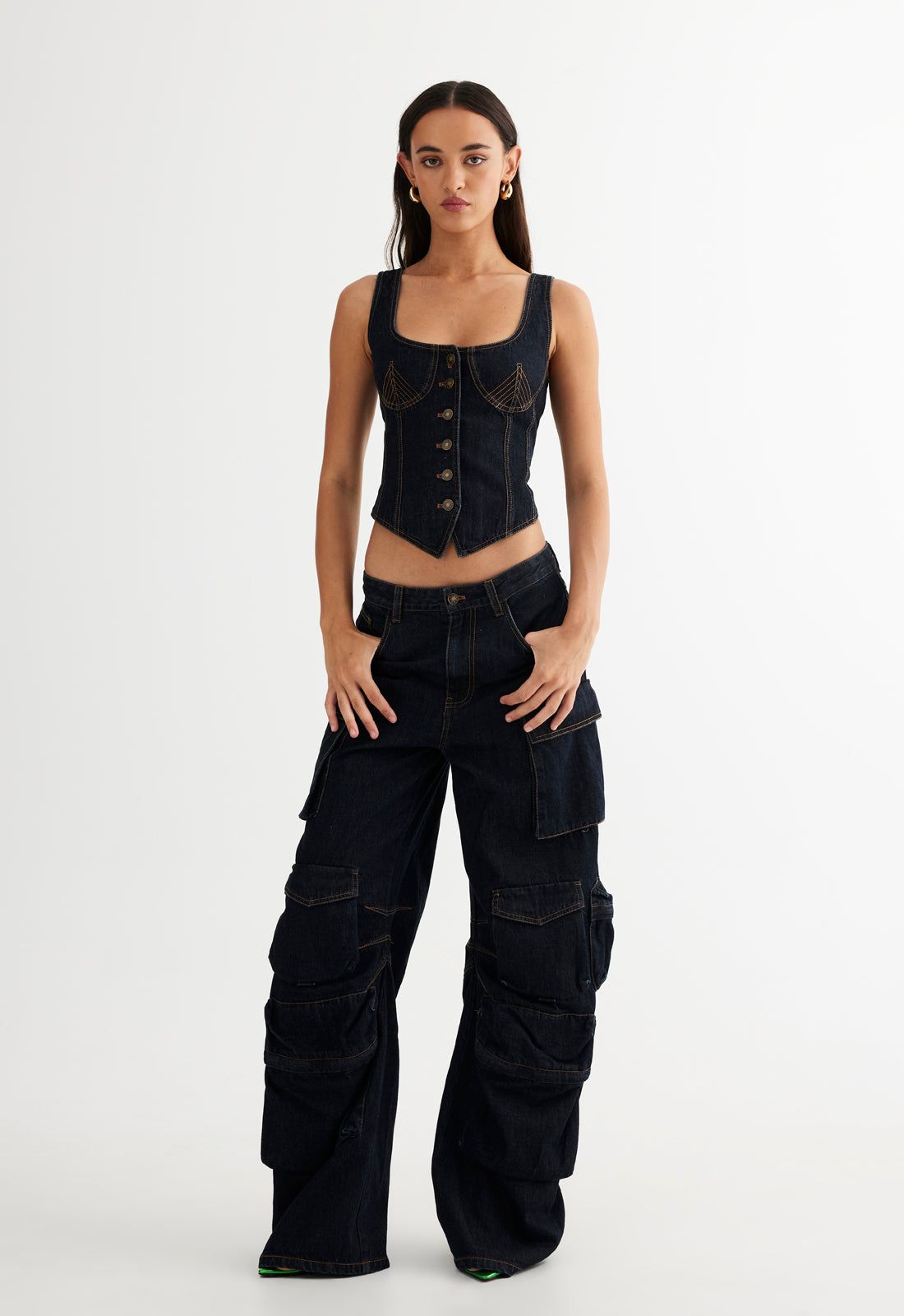 SMOKESHOW JEAN - DARK DENIM sold by Lioness product image thumbnail 2