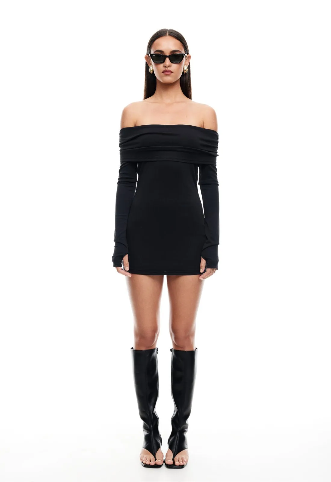 ISADORA MINI DRESS - ONYX sold by Lioness product image thumbnail 2