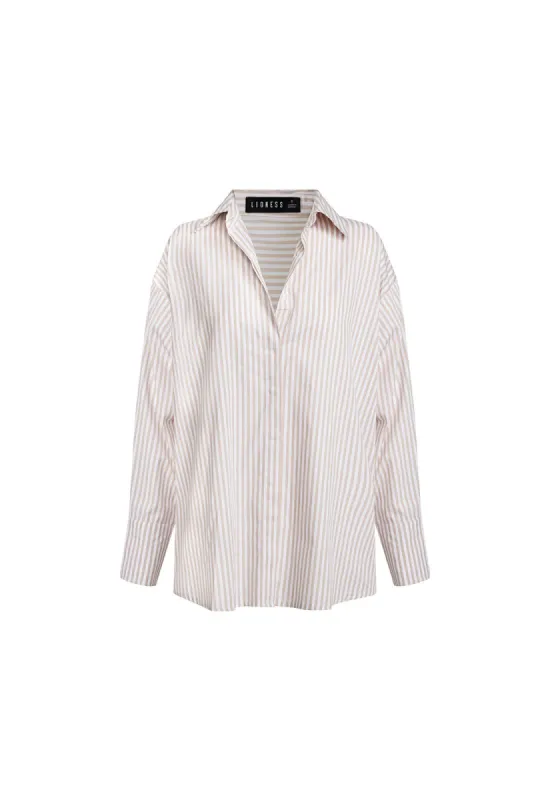 BOYFRIEND SHIRT  - SAGE sold by Lioness