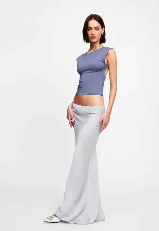 UNO TIE TOP - SLATE sold by Lioness