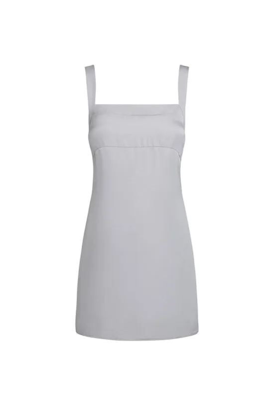 ANDIE MINI DRESS - SONIC SILVER sold by Lioness