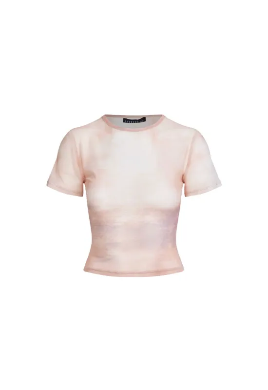 FANTASY MESH TEE - DESERT sold by Lioness