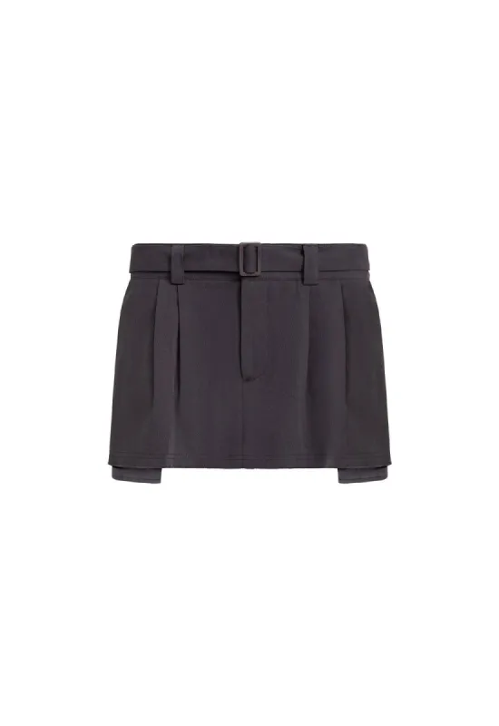 ELLE MINI SKIRT - GREY sold by Lioness