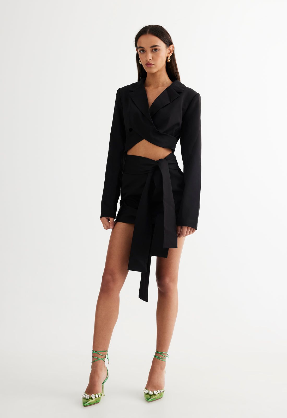 OFF DUTY BLAZER DRESS - ONYX sold by Lioness product image thumbnail 4