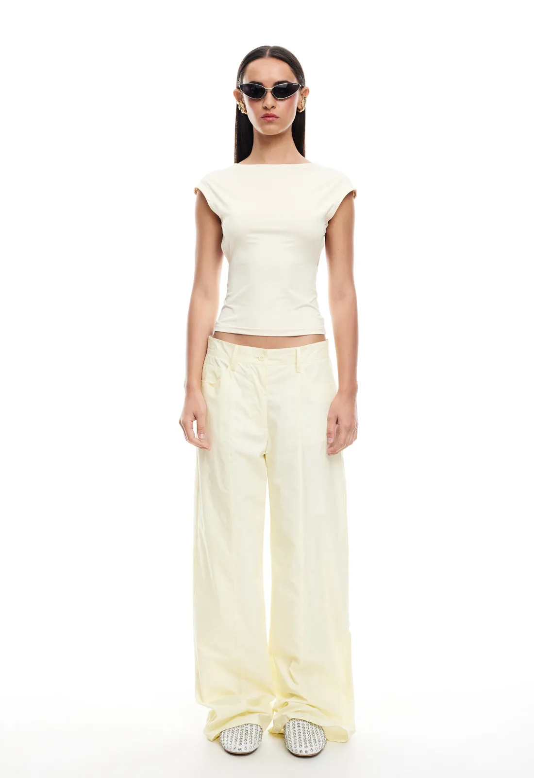 DAWSON PANT - BUTTER STRIPE sold by Lioness