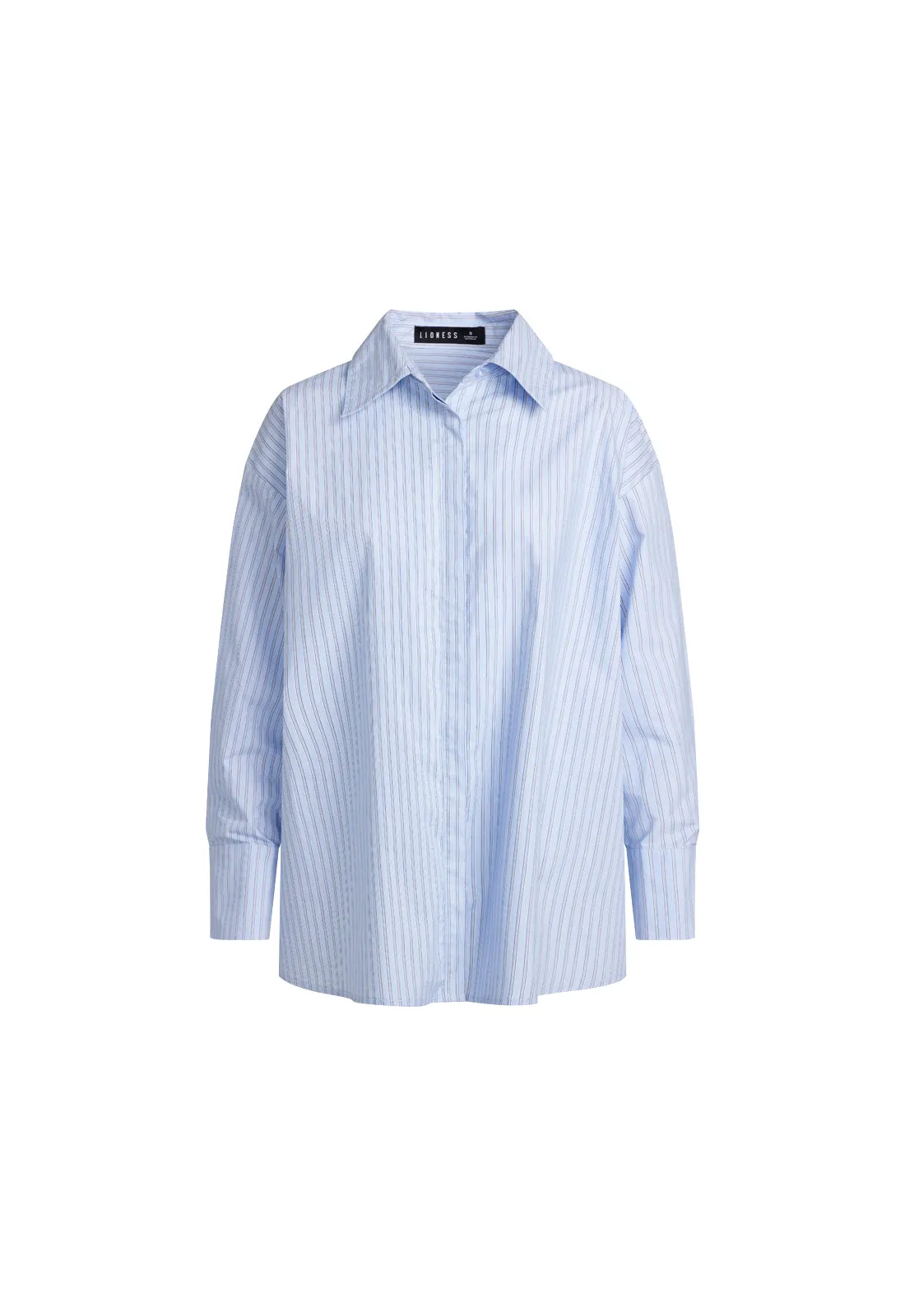 BOYFRIEND SHIRT - BLUE STRIPE sold by Lioness product image thumbnail 5