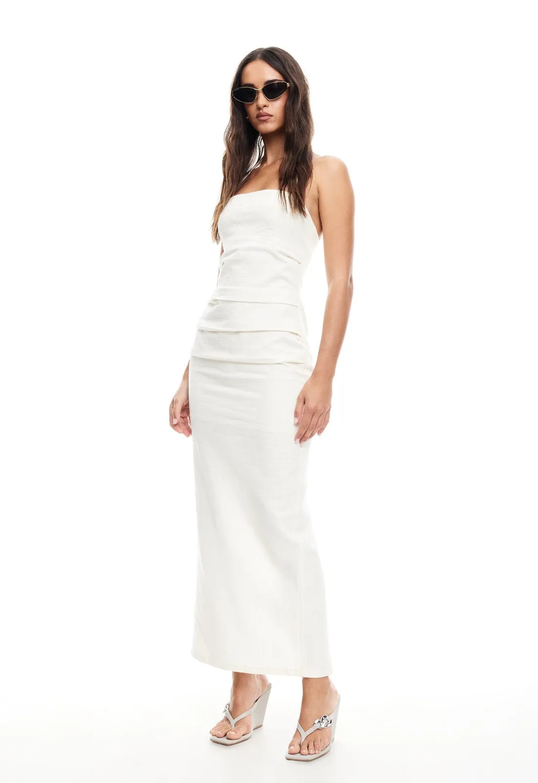 1999 MAXI DRESS - IVORY sold by Lioness product image thumbnail 2