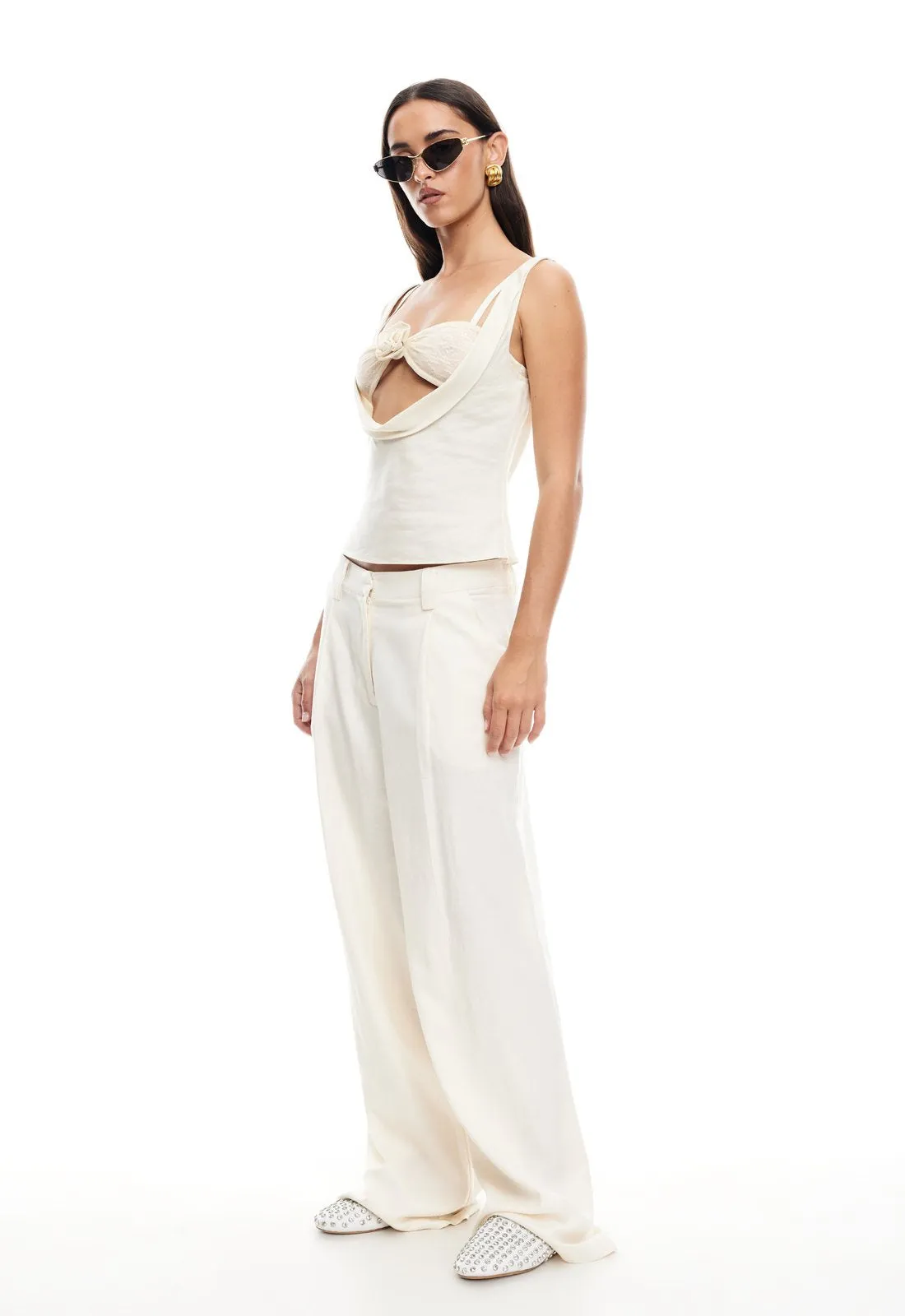 DELILAH TOP - IVORY sold by Lioness product image thumbnail 3