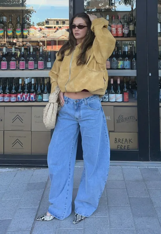 VISTA BOMBER - MUSTARD sold by Lioness