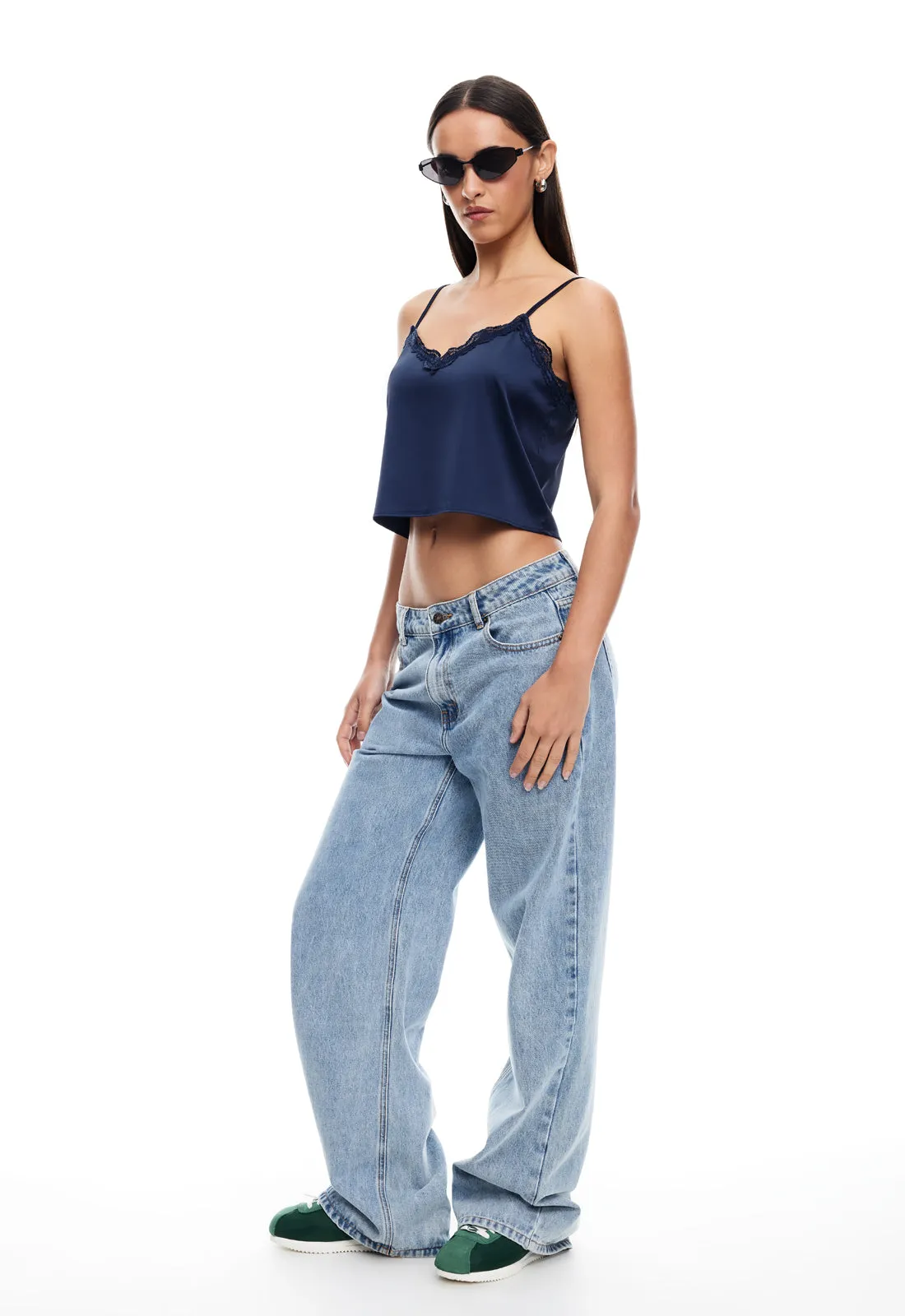 ALL ROMANCE CAMI - NAVY sold by Lioness product image thumbnail 2