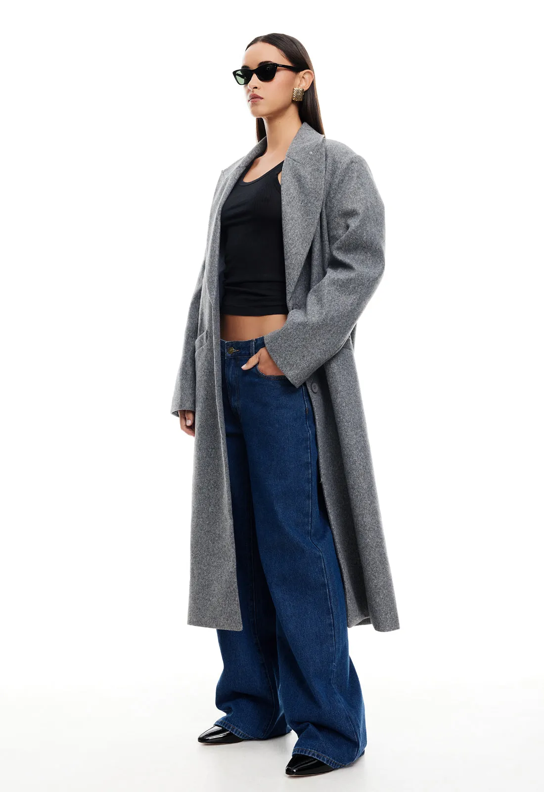 OLSEN COAT - SLATE sold by Lioness product image thumbnail 2