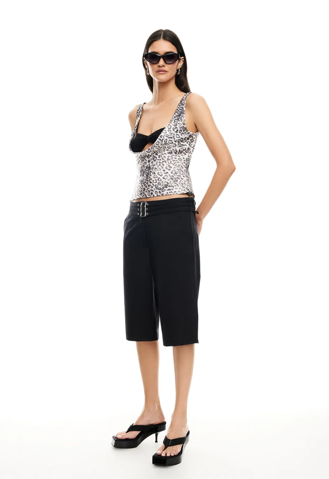 DELILAH TOP - LEOPARD FADE sold by Lioness product image thumbnail 3