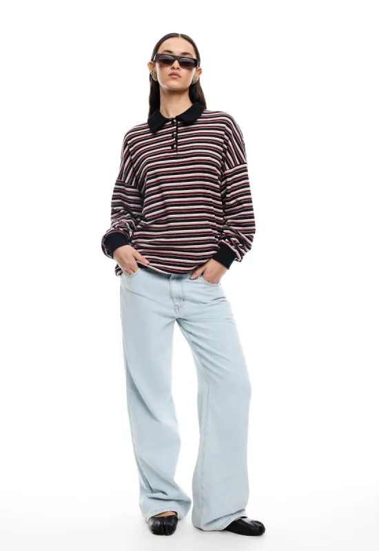 RUGBY JERSEY - ONYX MULTI sold by Lioness