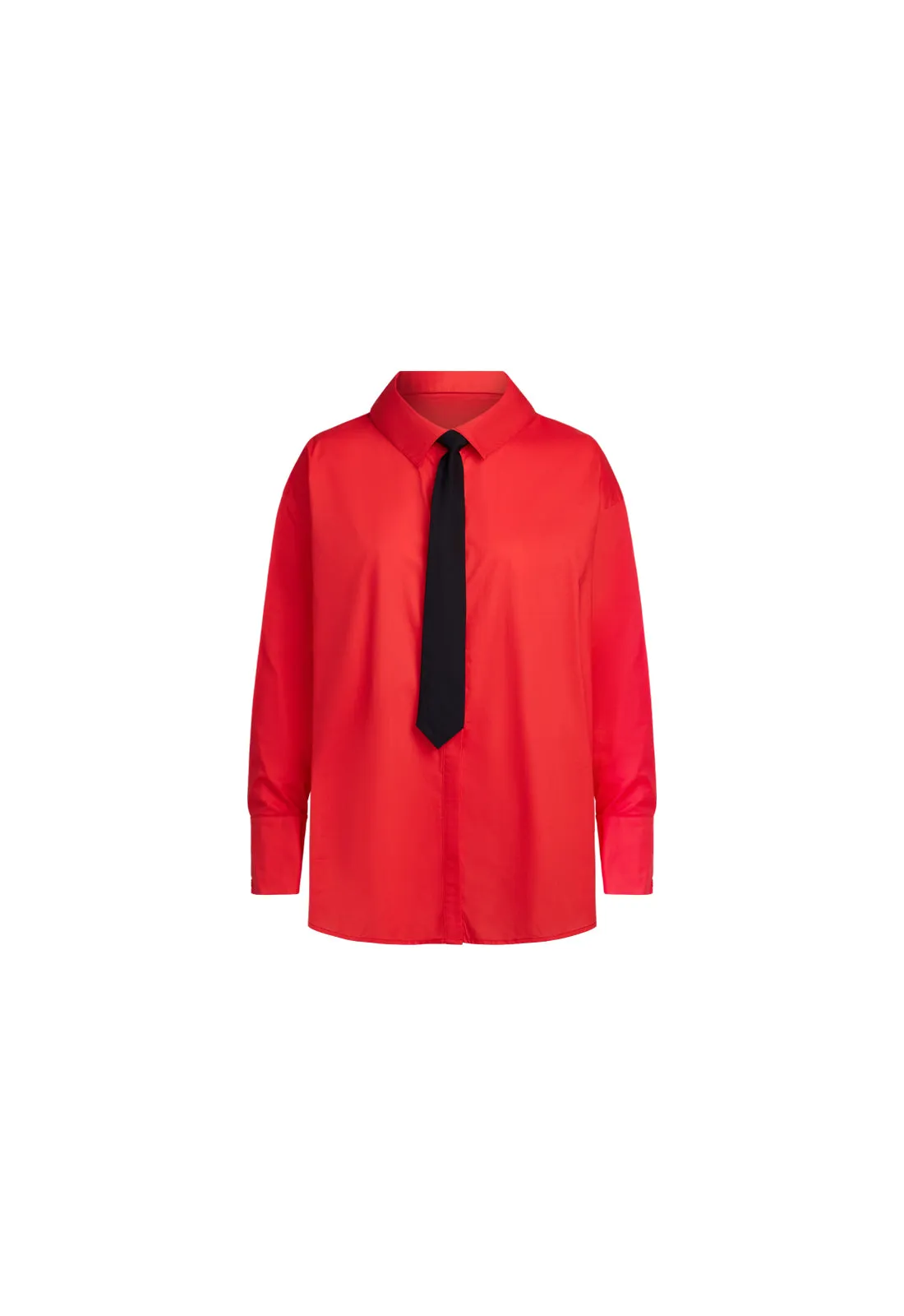 VALENTINO TIE SHIRT - CRIMSON sold by Lioness product image thumbnail 5