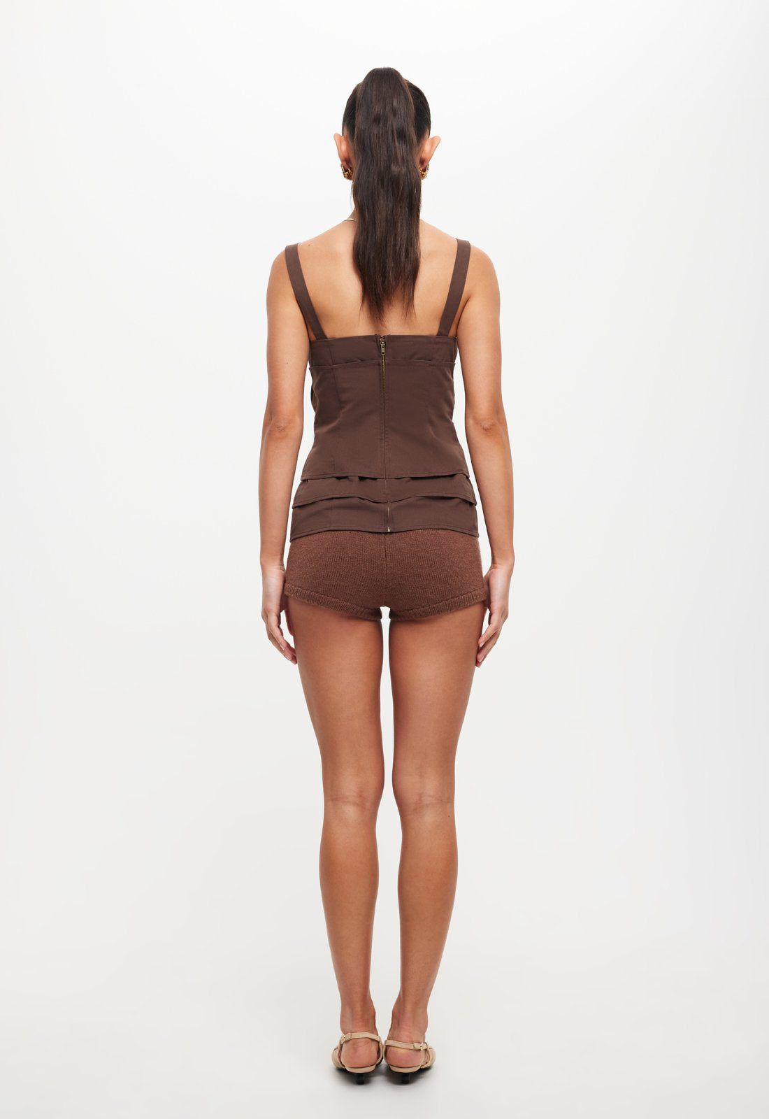 IN BLOOM TOP - CHOCOLATE sold by Lioness product image thumbnail 5