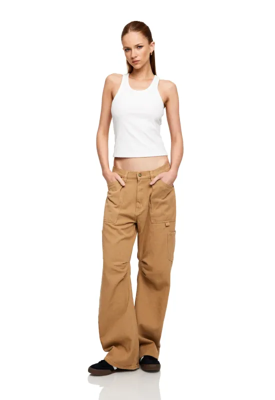 MIAMI VICE PANT - STONE sold by Lioness