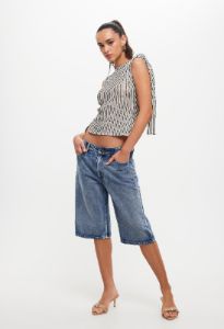 TRANQUIL TOP  - WHITE STRIPE sold by Lioness