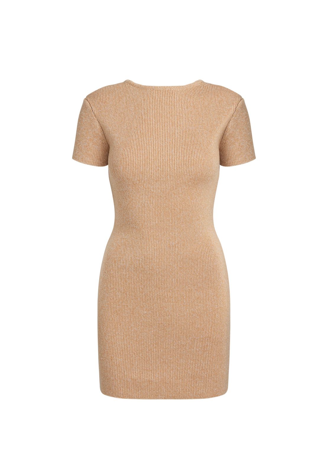 GISELLE MINI KNIT DRESS - OATMEAL sold by Lioness
