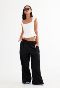 OFF DUTY PANT - ONYX sold by Lioness