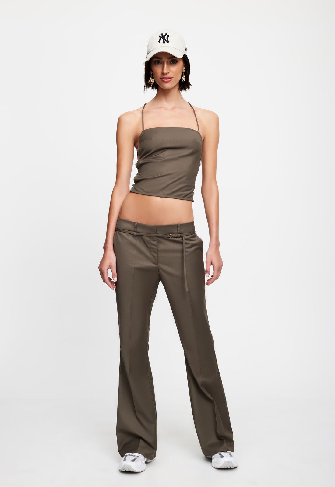 CRAWFORD PANT - KHAKI sold by Lioness product image thumbnail 3