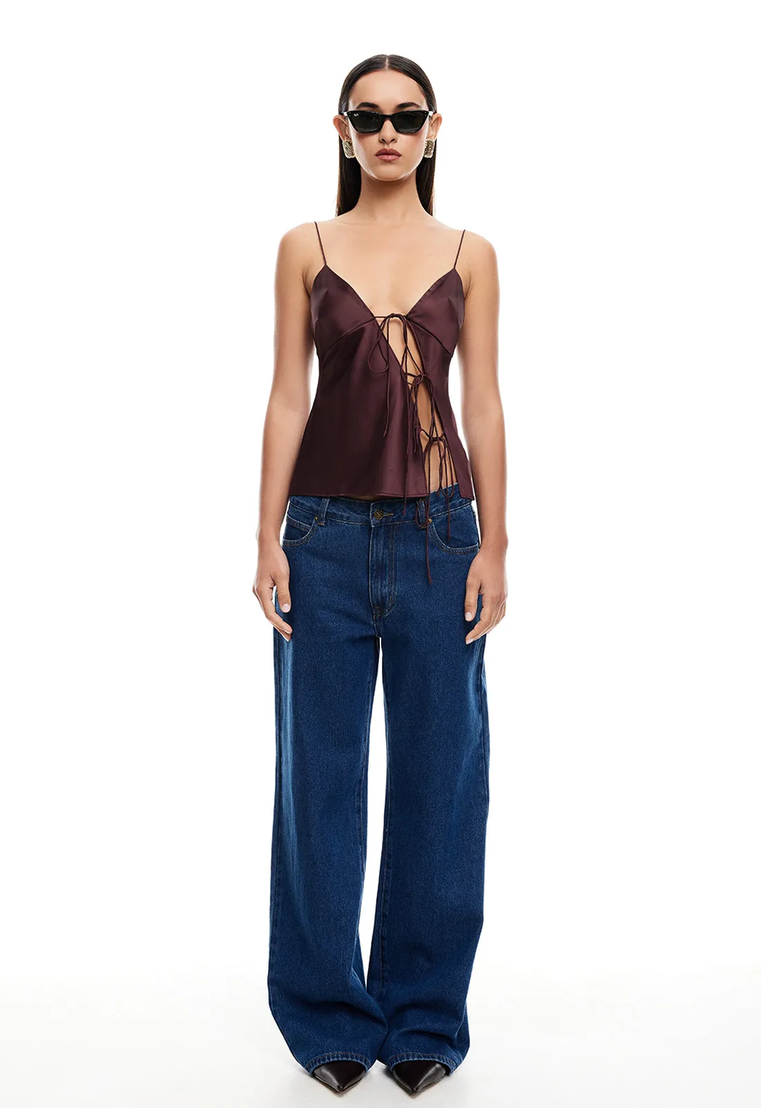 MARIAH CAMI - GARNET sold by Lioness product image thumbnail 2