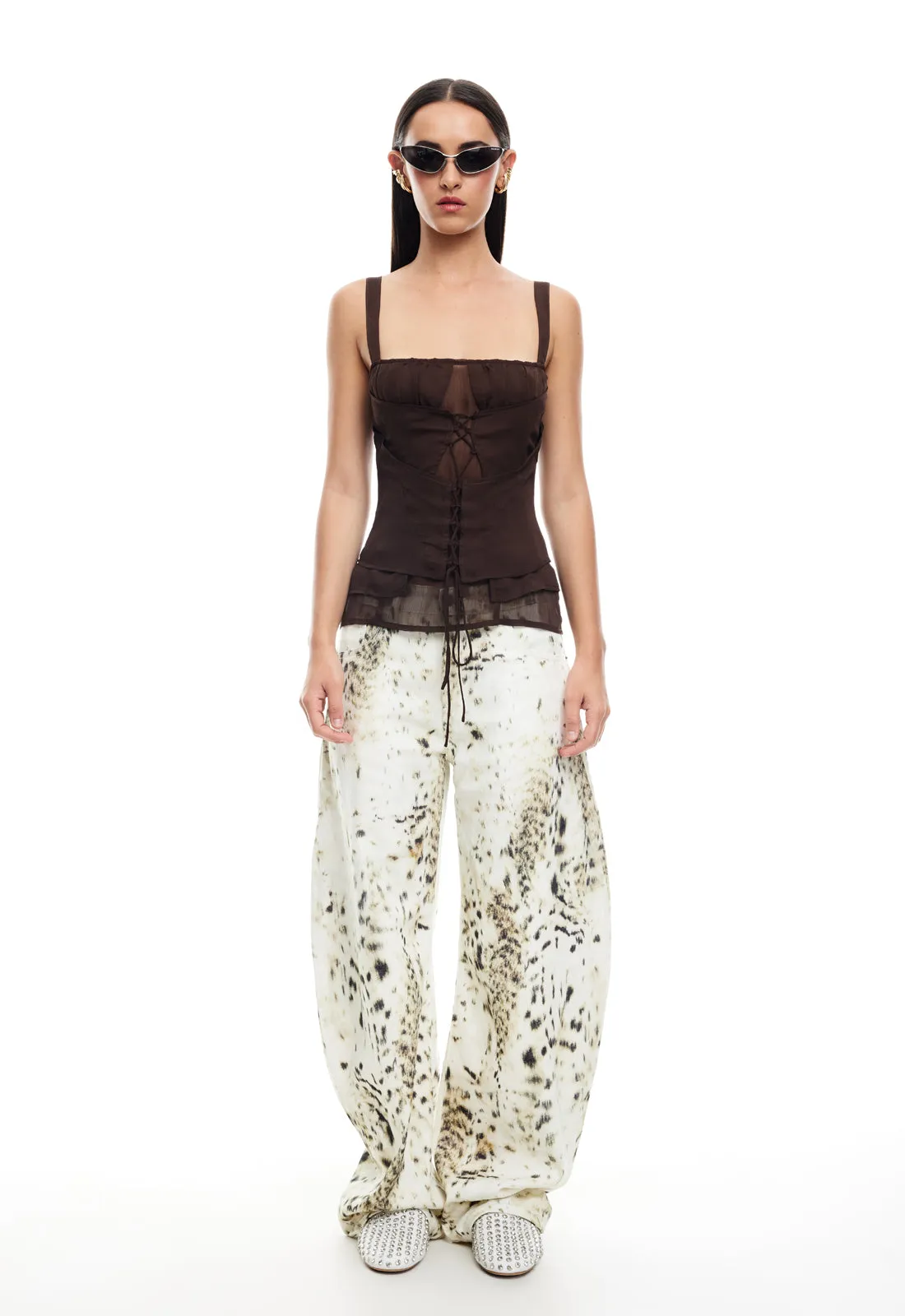 IN BLOOM TOP - CHOCOLATE sold by Lioness product image thumbnail 2