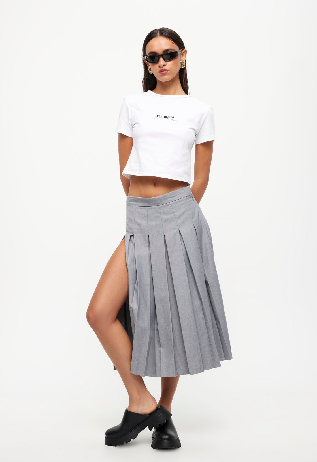 ANGELS TEE - PORCELAIN sold by Lioness