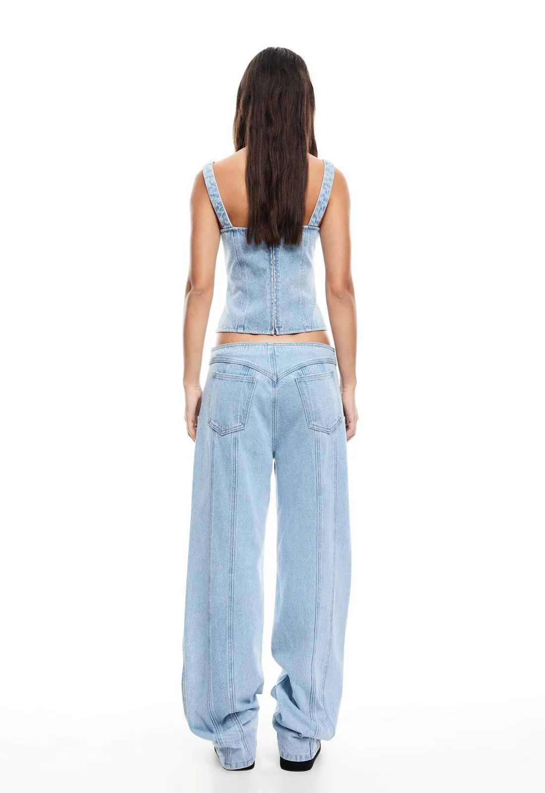 DAYDREAM TIE UP JEANS - CLASSIC DENIM sold by Lioness product image thumbnail 5