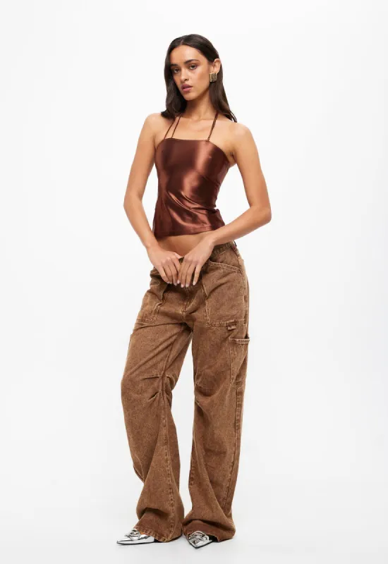 MINIMALIST TANK - CHOCOLATE sold by Lioness