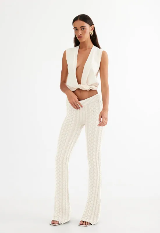 TINY DANCER TOP - STONE sold by Lioness