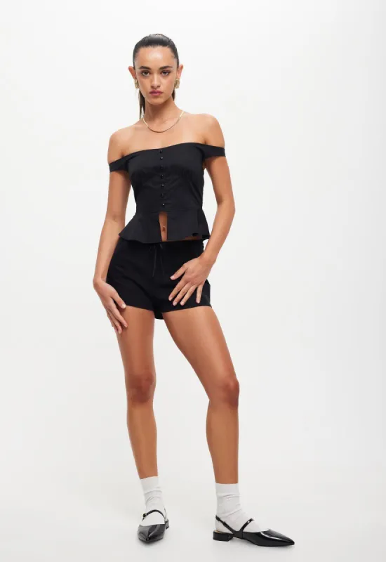 FEMME FATALE TOP - ONYX sold by Lioness