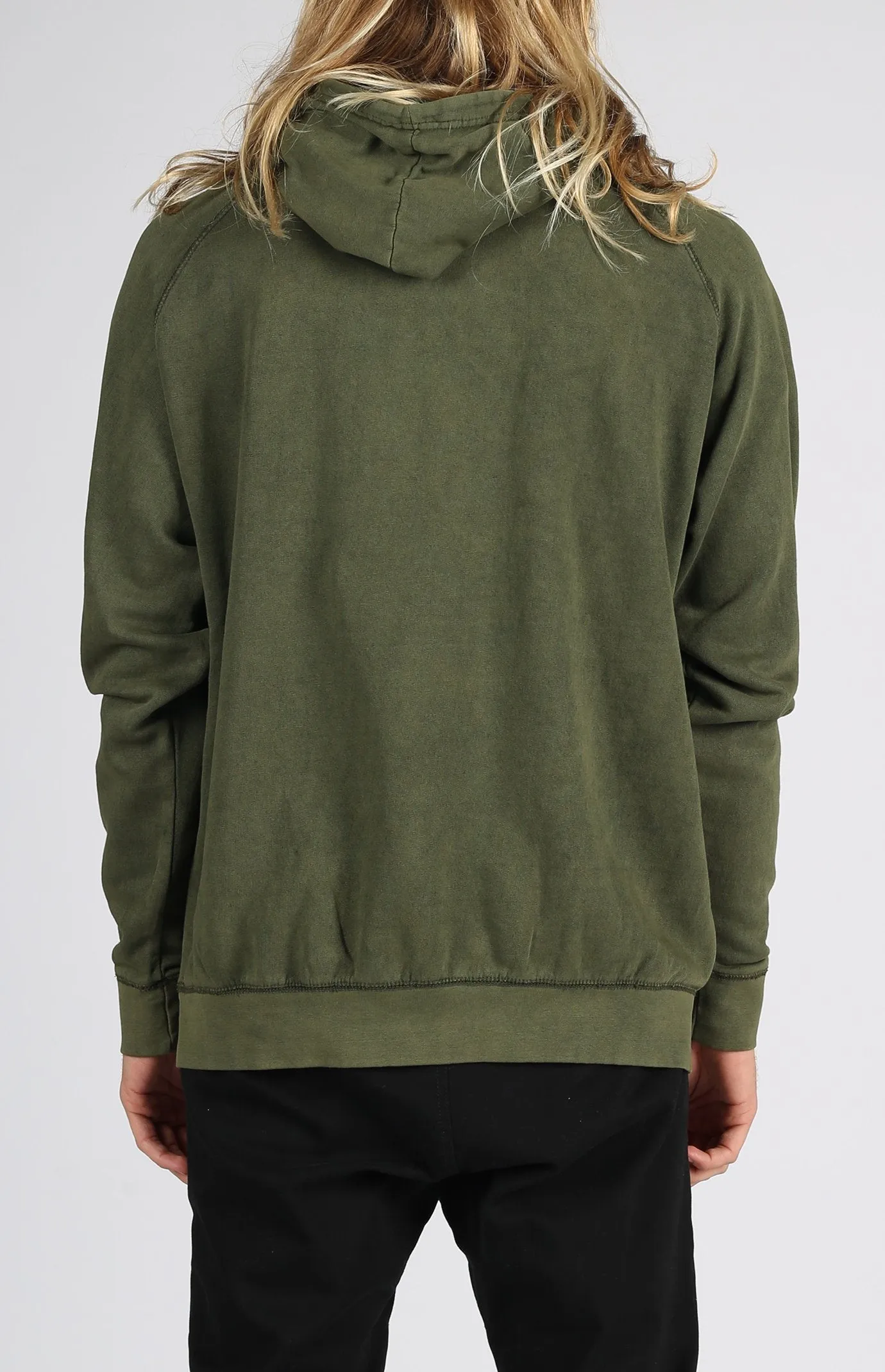 Vintage Wash Pullover Hood | Olive sold by Lira product image thumbnail 3