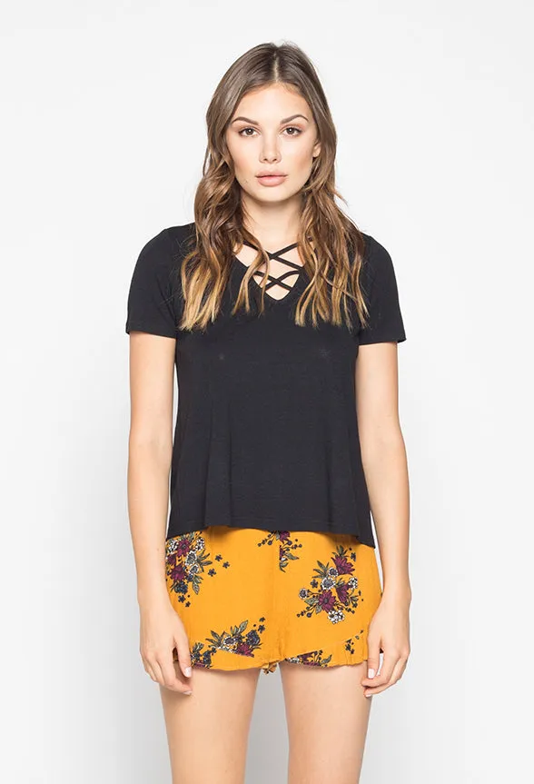 MORGAN TOP | NAVY sold by Lira