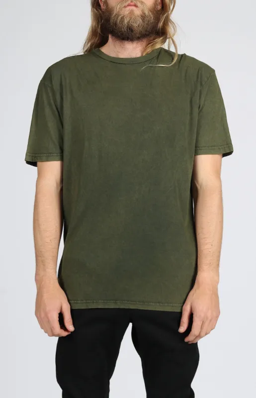 Vintage Wash Tee | Olive sold by Lira