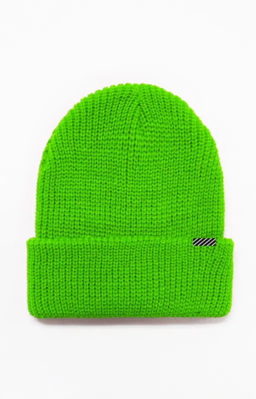 Carson Beanie | Neon Green sold by Lira