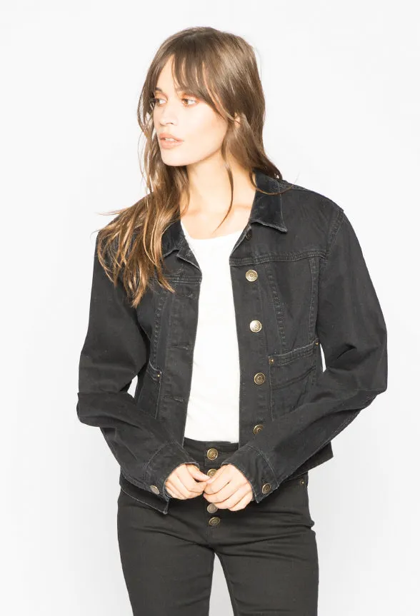 POLARA JACKET | WASHED BLACK sold by Lira