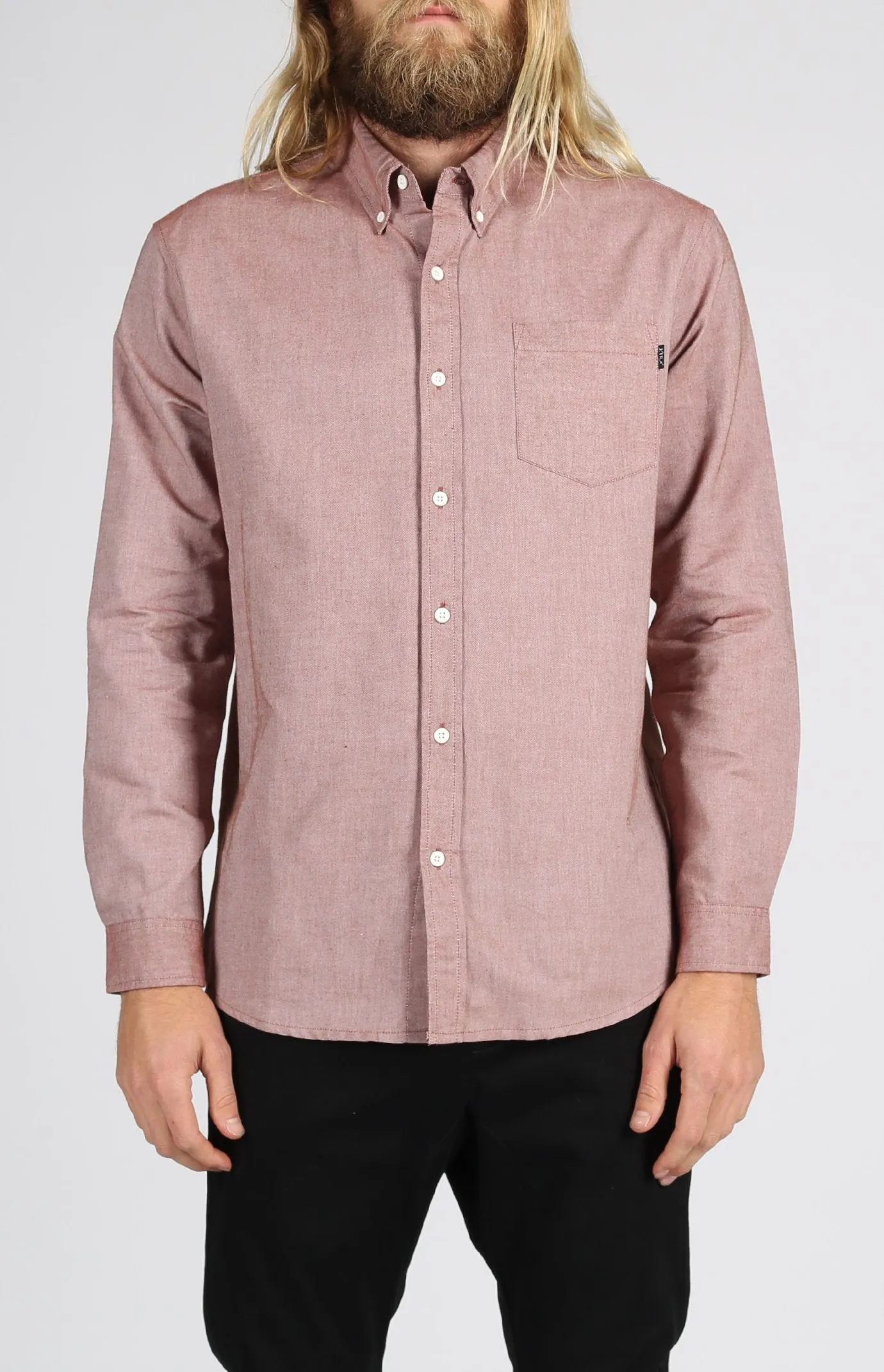 Douglas LS Woven | Red sold by Lira