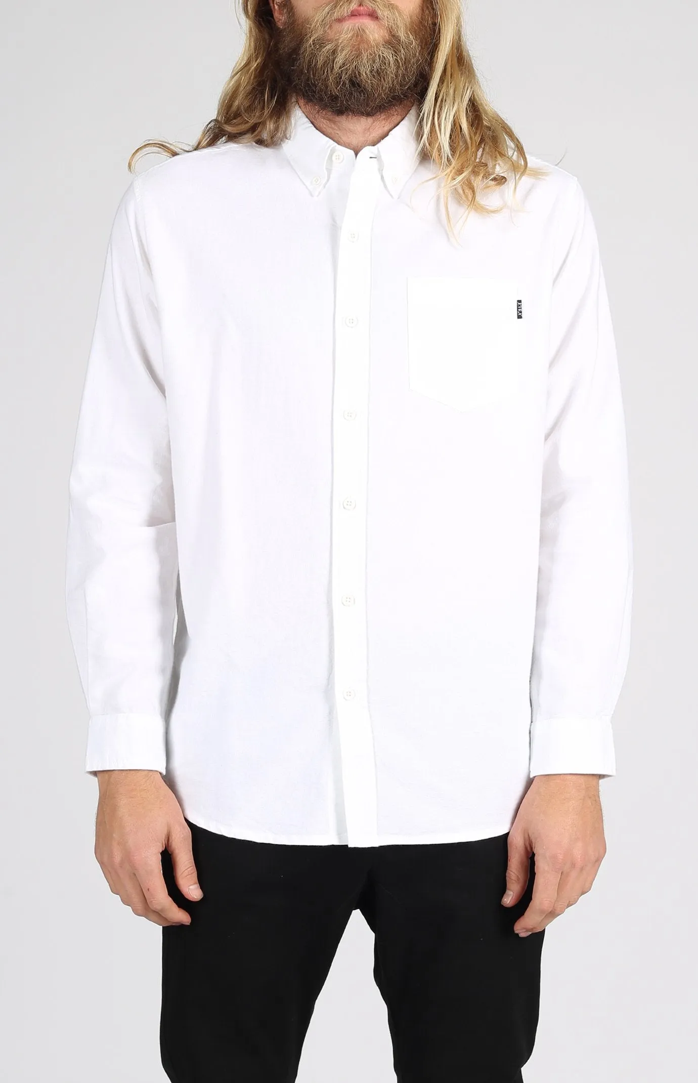 Douglas LS Woven | White sold by Lira