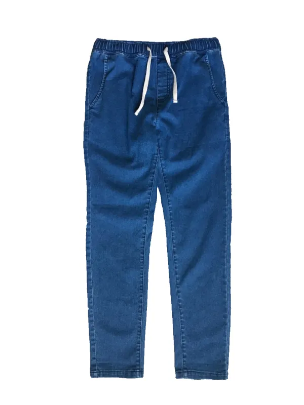 San Clemente Denim Pant | Medium Blue sold by Lira