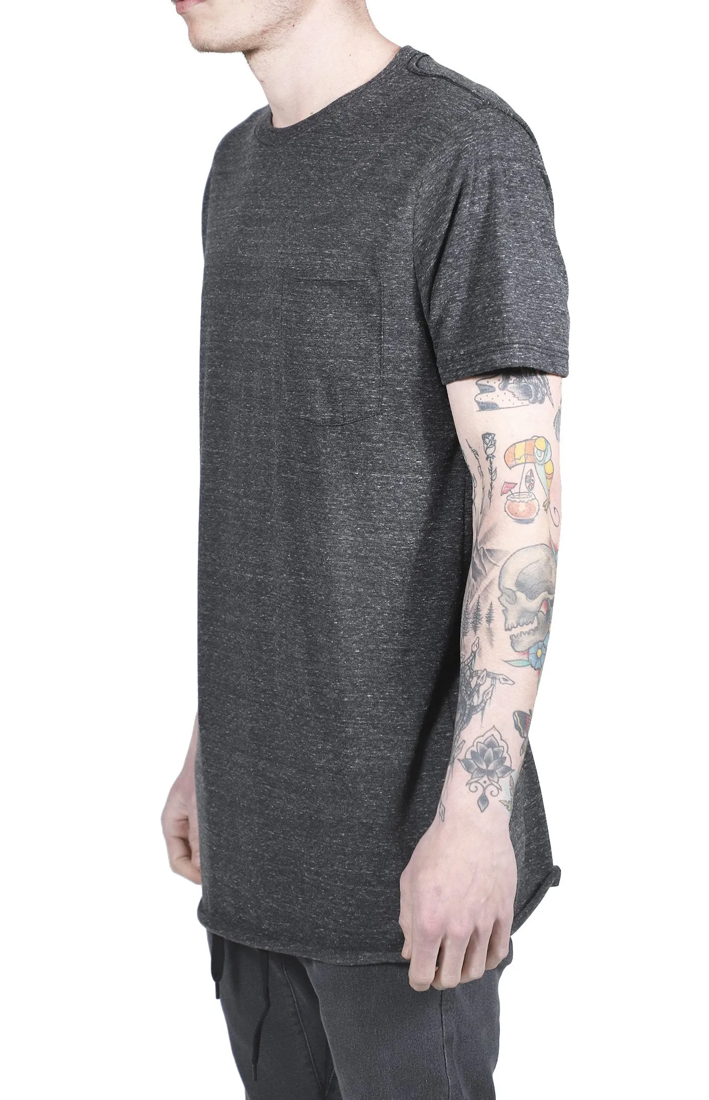 Winslow SS Tee | Heather Charcoal sold by Lira product image thumbnail 2