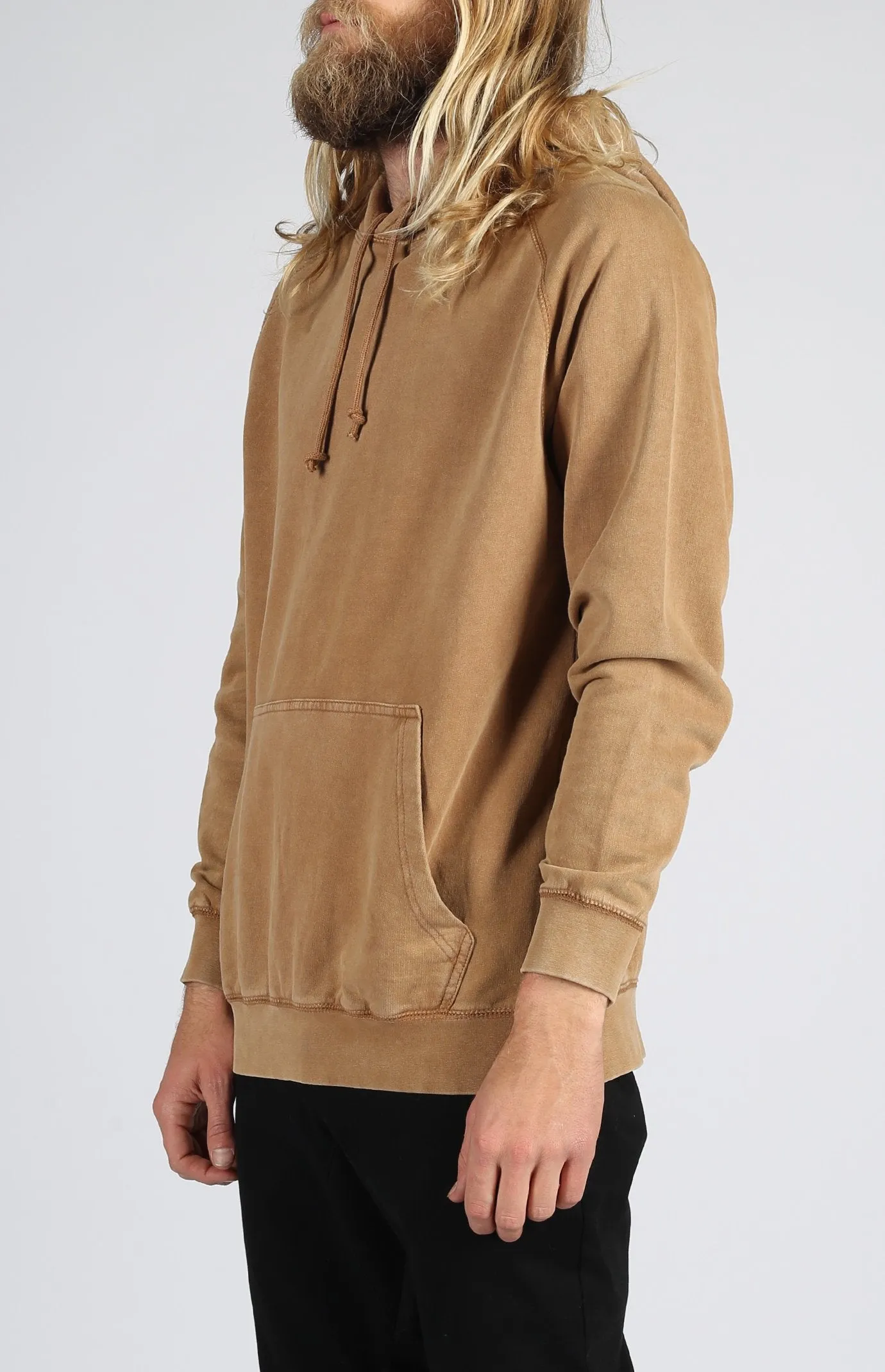 Vintage Wash Pullover Hood | Camel sold by Lira product image thumbnail 2