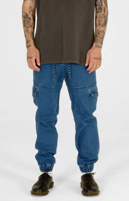 Juckson Cargo Jogger | Blue sold by Lira