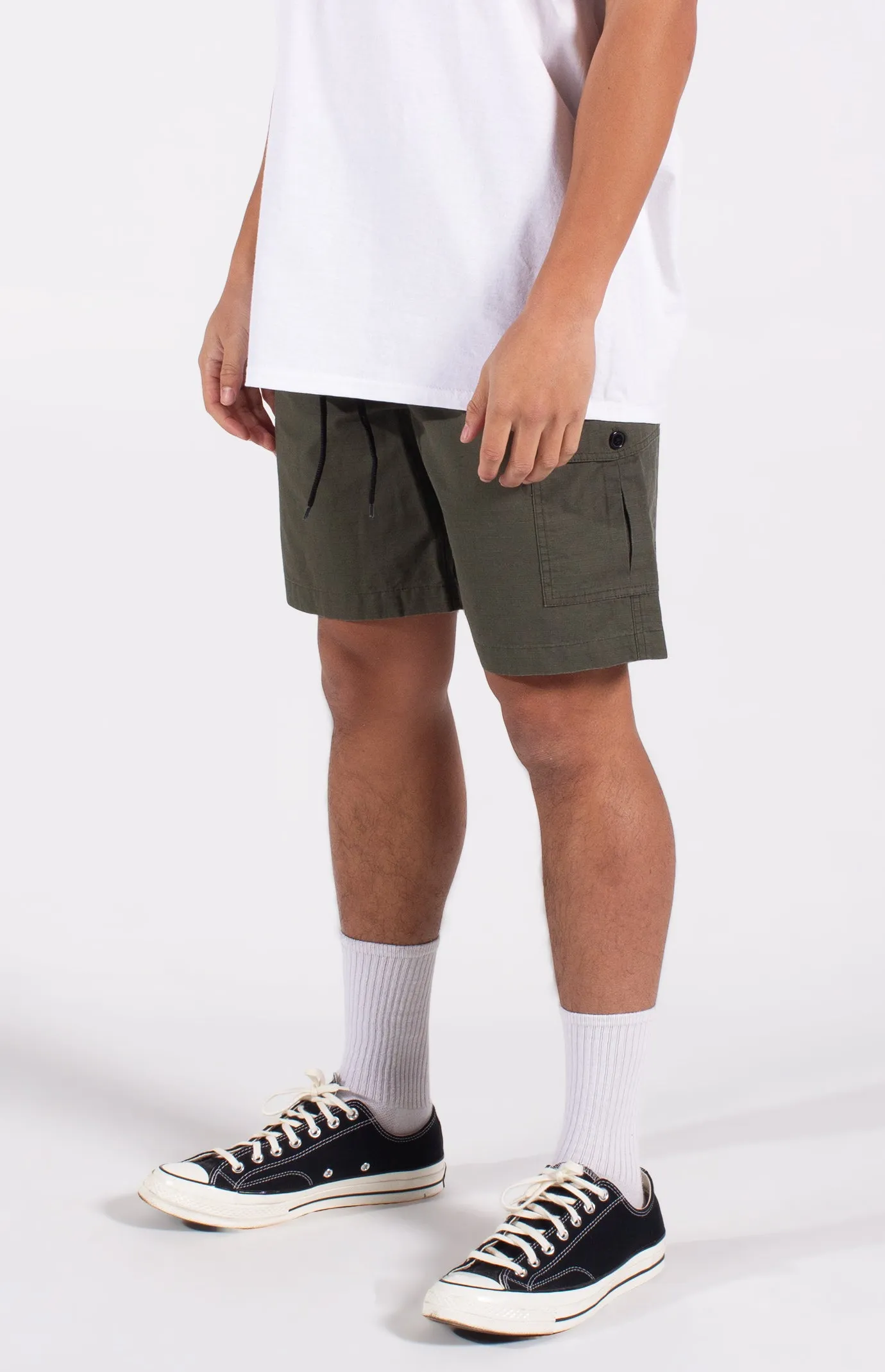 Allentown Cargo Short | Olive sold by Lira product image thumbnail 2