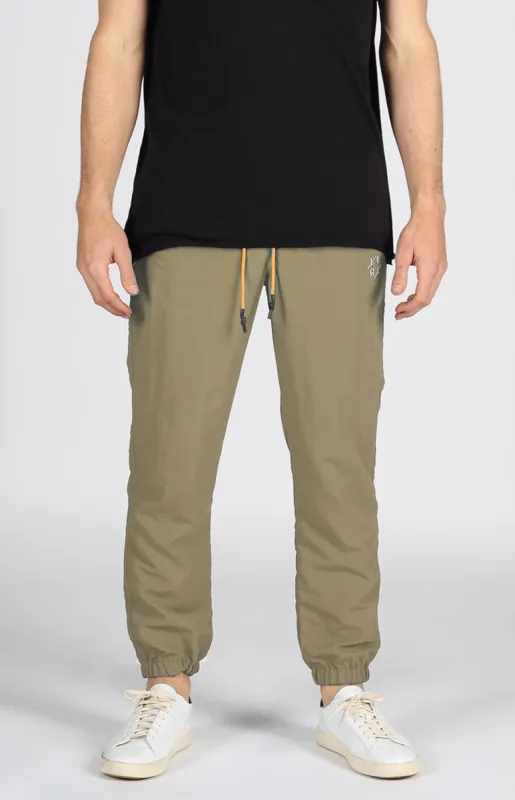 Full Court Nylon Jogger | Khaki sold by Lira